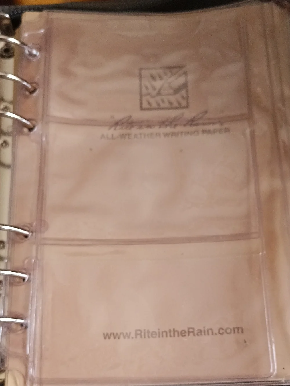 Rite in the Rain Field Planner Complete Kit 4x7 Binder Discontinued